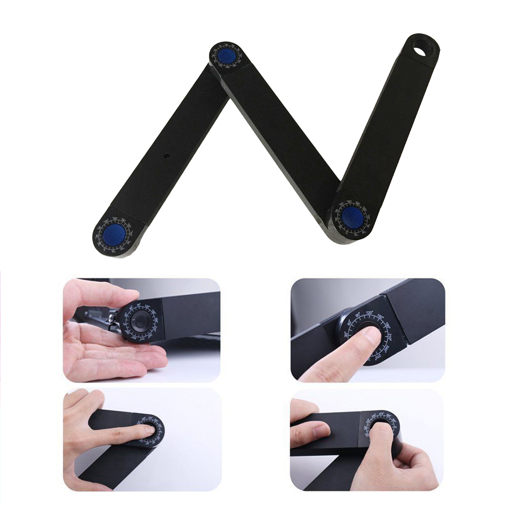 Adjustable Laptop Stand Portable Folding Computer Desk with Side Mount Mouse Pad (Black) folding table for laptop. 