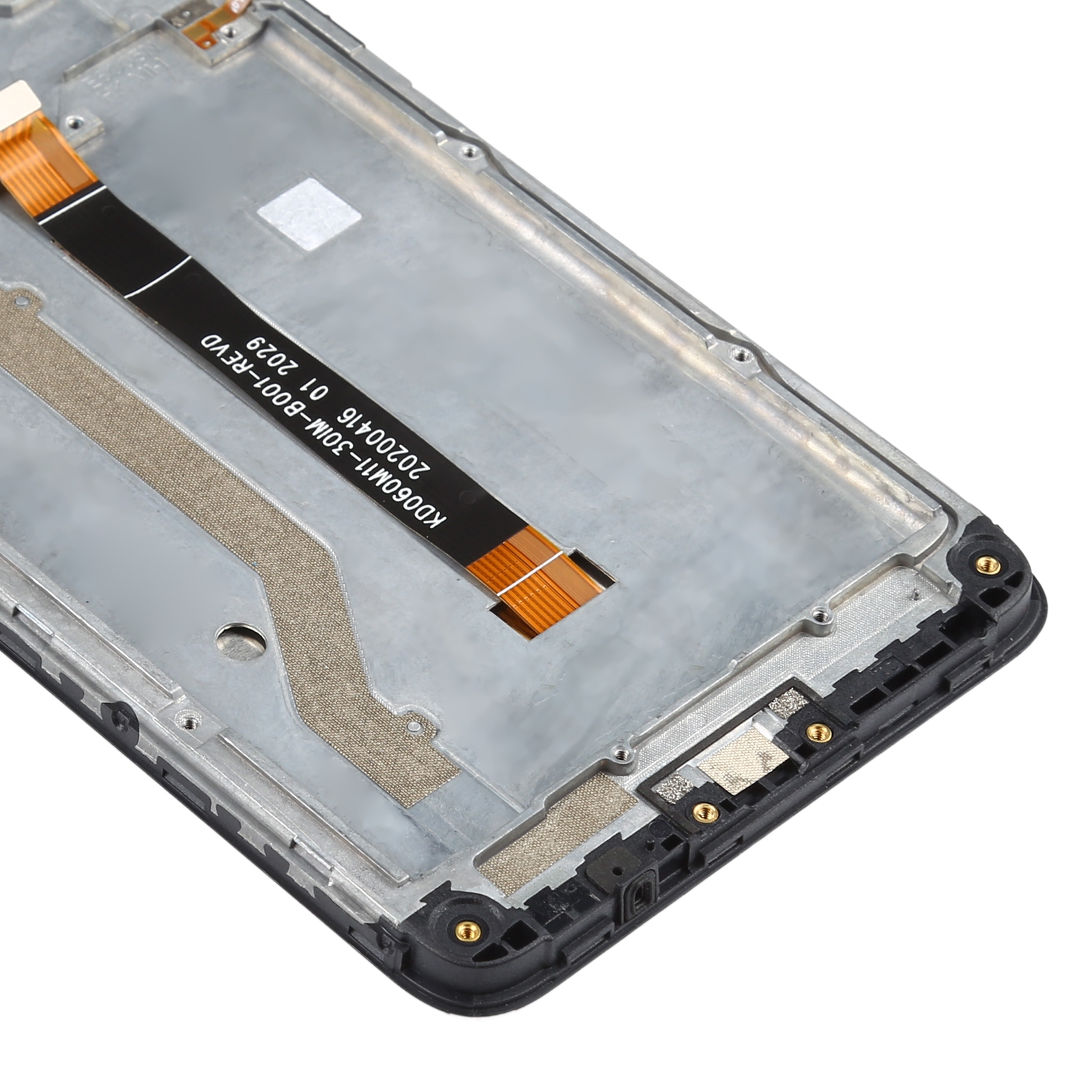 LCD Screen and Digitizer Full Assembly with Frame for Nokia C3(Black). 