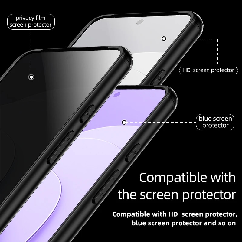 For Google Pixel 8 7 Pro Case Airbags Shockproof Magnetic Wireless Charging Case Shell for Google Pixel8 7 Pro Protection Cover. 