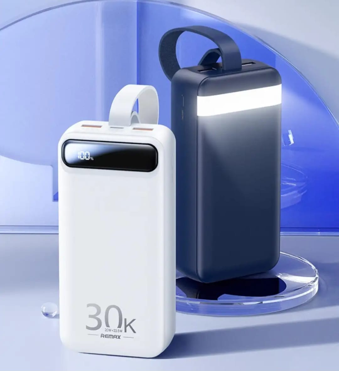 REMAX RPP-522 20W+22.5W PD+QC Powerbank 30000 mah Portable Smart Multi-compatible Fast Charging Power Bank 30000mah