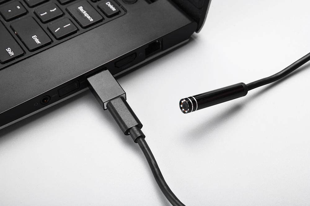 5.5mm 720PMegapixels HD Wireless Endoscope Borescope Waterproof Inspection Snake Camera For IOS/ IPhone /Android /Windows/PC/ With 8pcs LED Adjustable Brightness 5m. 