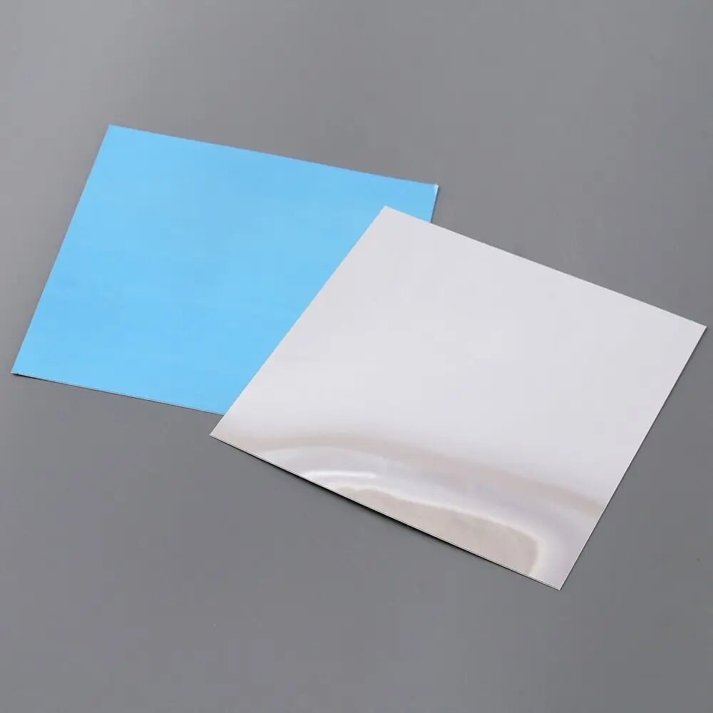 Cuttable Flexible Mirror Sheets Unbreakable Large Size PET Plastic Mirror Sheet Non Glass Square Square Wall Mounted Mirror. 