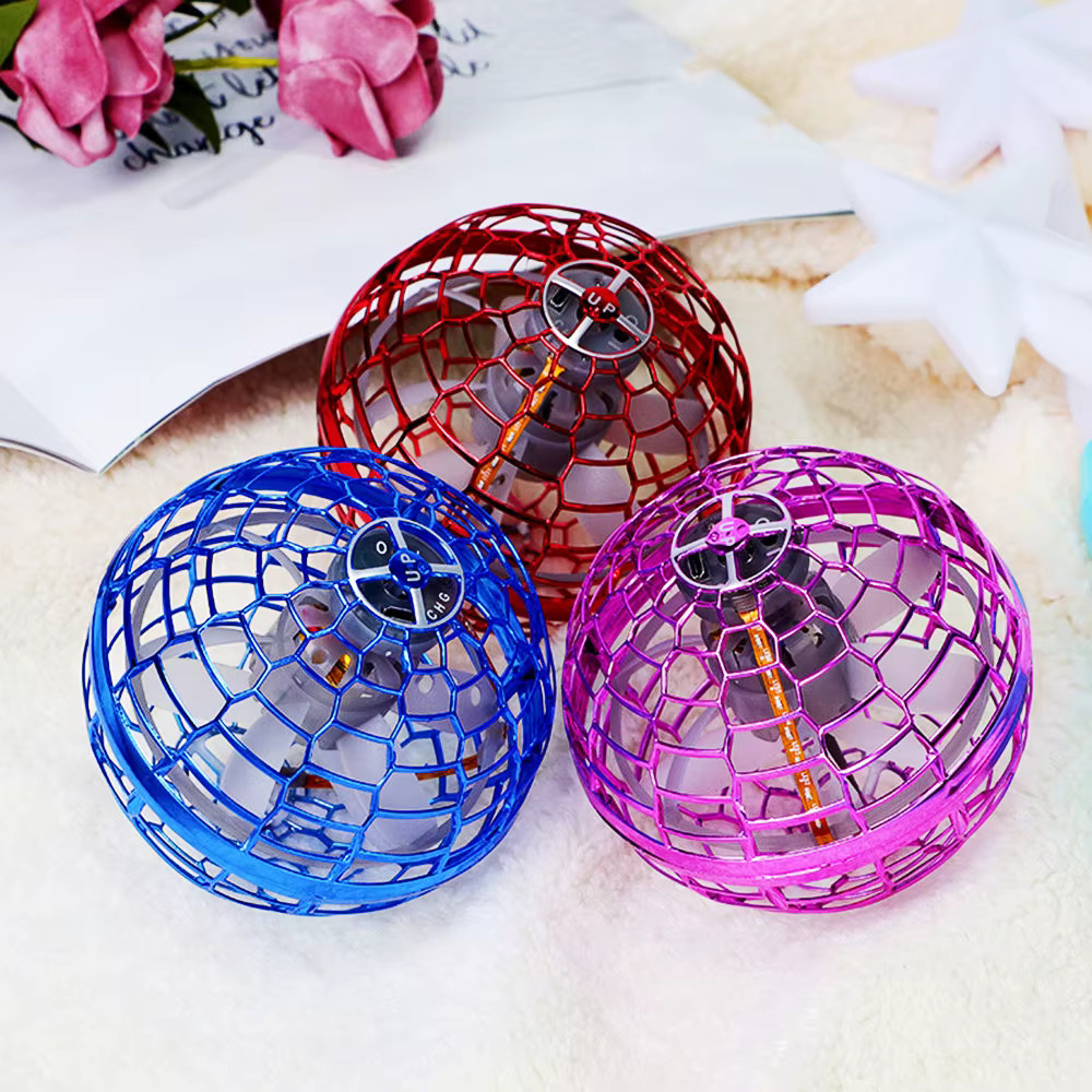 Flying Ball Spinner With Control Remote Set, Flying Ball Spinner Toys, Magic Flying Toy, Flying Spinners Built in RGB Lights. 