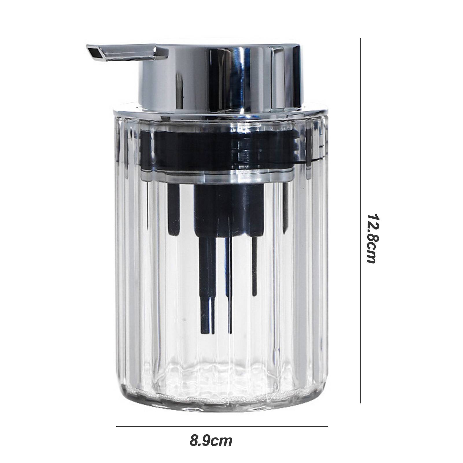 Modern Foaming Soap Dispenser Large Capacity Foaming Soap Dispenser Refillable Pump Bottle for Foam Pump. 