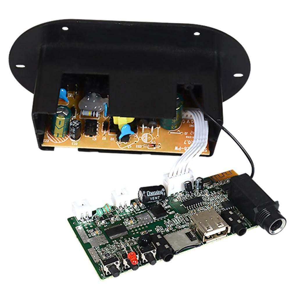 30W Amplifier Board Audio Bluetooth Amplificador USB Dac FM Radio TF Player Subwoofer DIY Amplifiers For Motorcycle Car Home. 