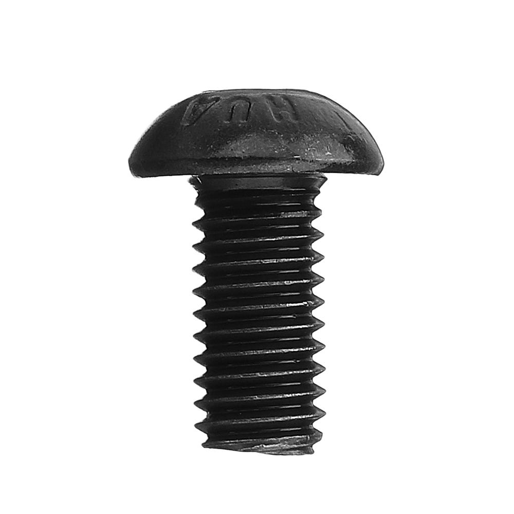 Suleve M5CH4 50Pcs M5 10.9 Grade Carbon Steel Hex Socket Button Round Screw 8mm Optional Length - 10MM. 