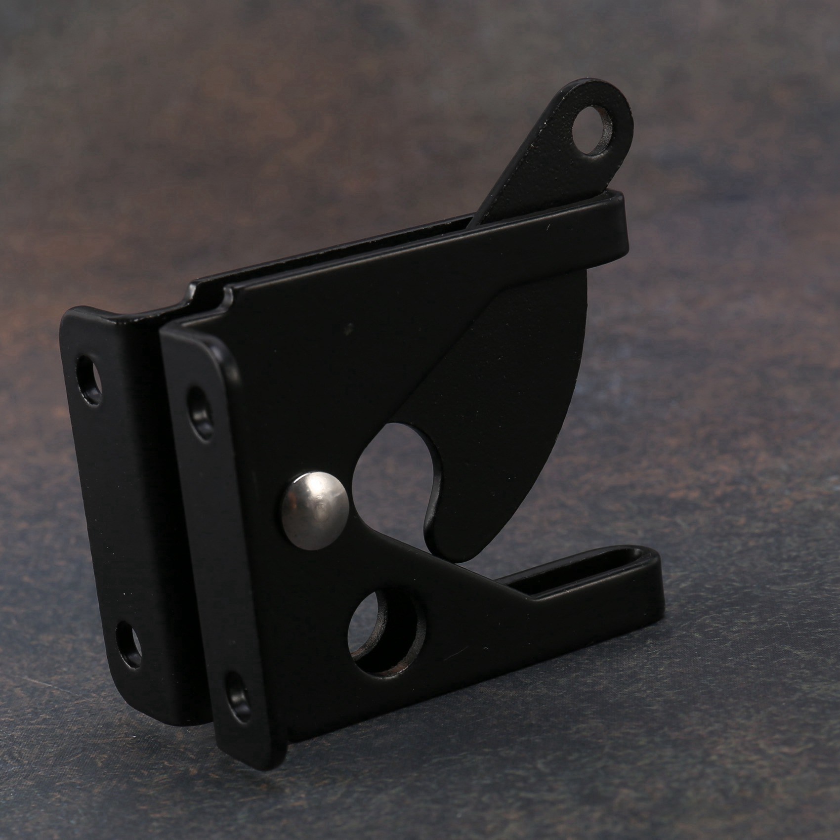 10X Self Locking Gate Latch Automatic Gravity Lever Fence Gate Lock for Wood Fence Gate Door Latches Steel Black. 