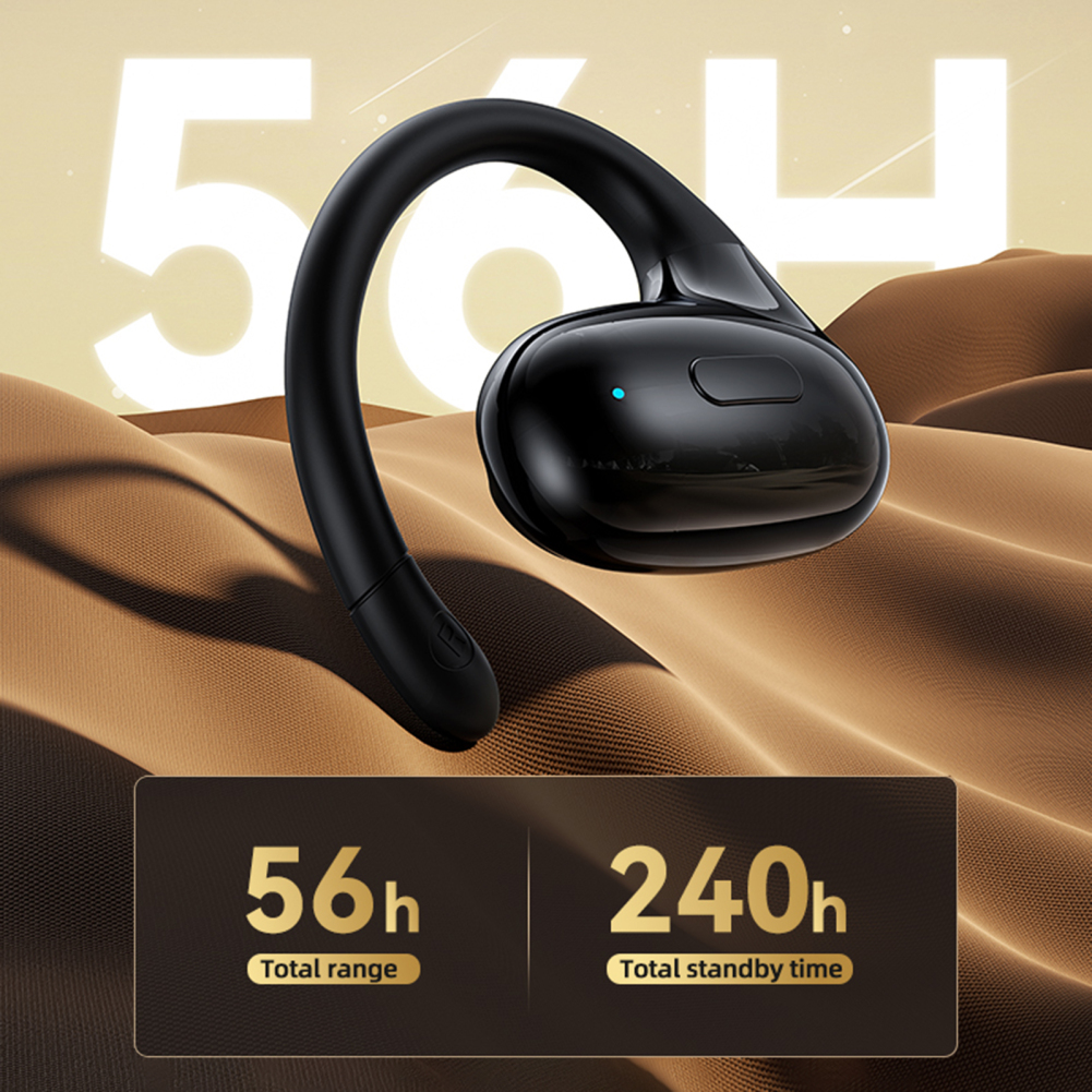 T18 Wireless Earbuds Open Ear Headphones With Earhooks Built-in Mics Headset For Sport Running Workout. 