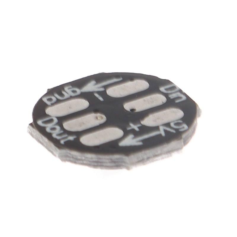 10pcs WS2812B LED Chip 5050 SMD RGB DC5V With Black / White PCB Board Heatsink IC Built-in. 