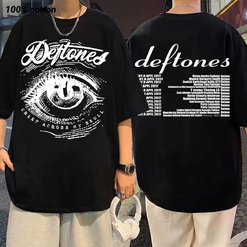 Limited Edition Deftones Tshirt Around The Fur T-shirt Adrenaline T Shirt White Pony Deftones Merch Chino Moreno Diamond Eye Tee. 