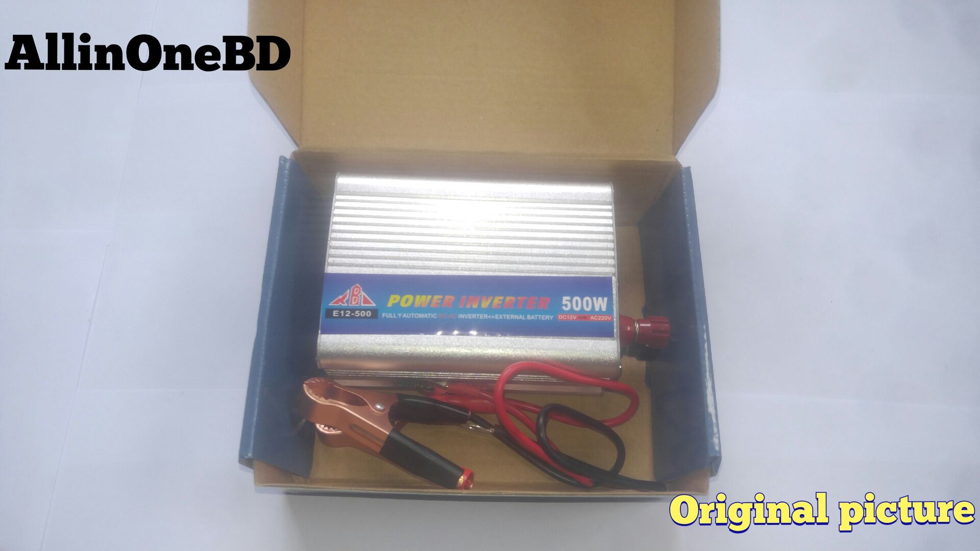 500W Power Inverter - Dc 12V To Ac 220V - Perfect For Car And Solar Power Applications - Modified Sine Wave Voltage Converter. 