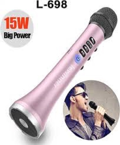 L-698 Karaoke Microphone with Bluetooth Speaker. 