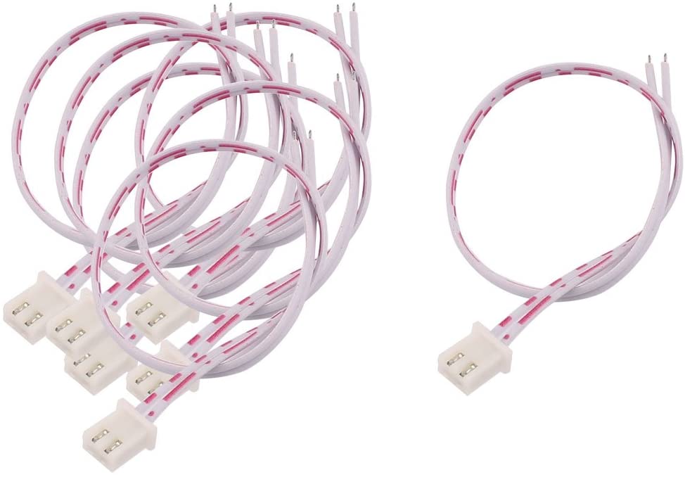 3Pcs- 2Pin F-O Female To Open 2 Pin 2.54mm Pitch JST XH Connector 27cm Wire With Cables For Electronics Engineering Projects Audio Video Sound Cables DIY. 