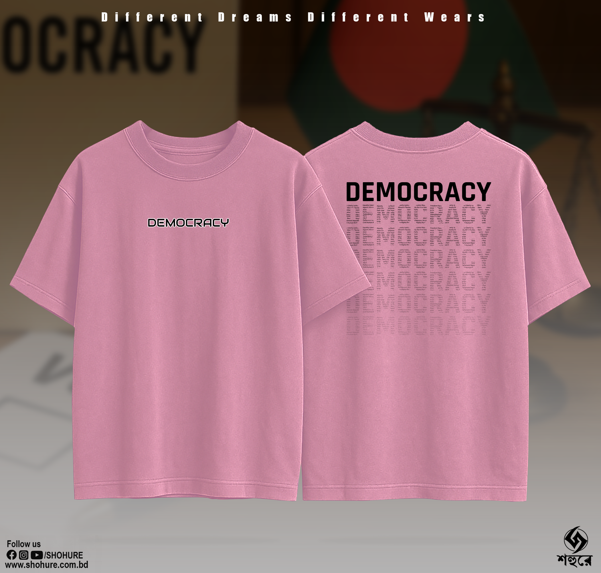 Democracy Drop Shoulder by Shohure. 