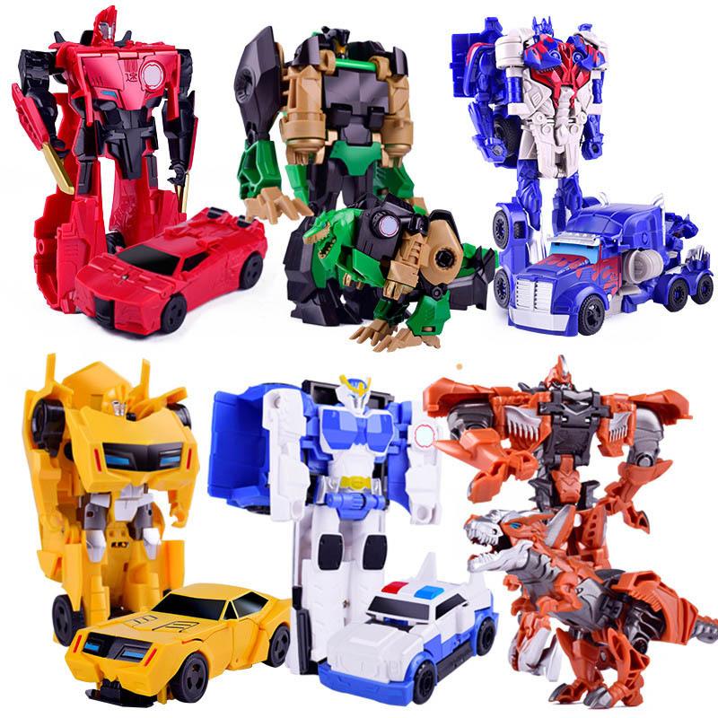 【3C VictoryEagle】Transformation Robot Car Model Action Figures Kids Toys Christmas Gifts Quality Durable. 