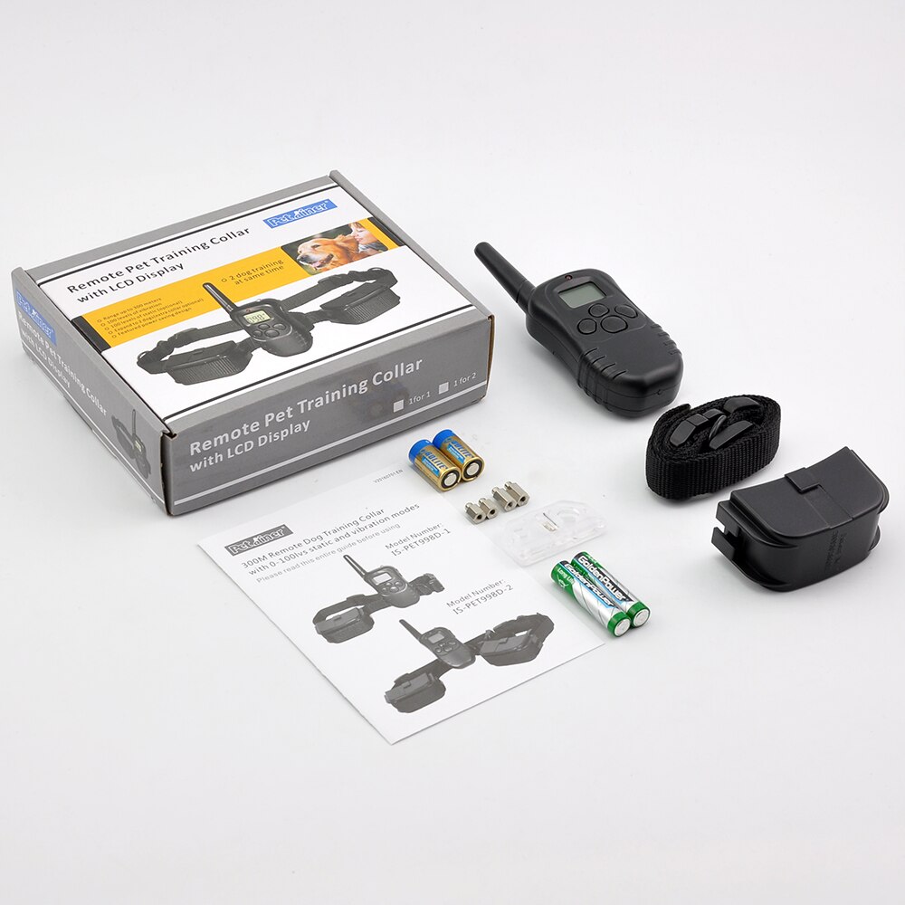 Petrainer 998D-1 300 Meters Remote  Training Shock Collar With Vibration And Beep. 