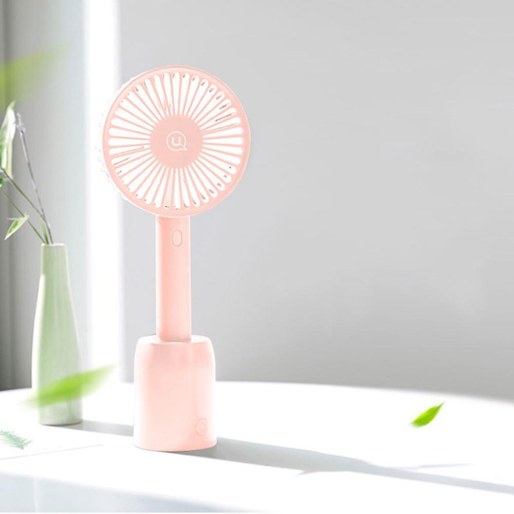 Handheld Mini Pocket Fan USB Rechargeable Adjustable Cooling for Women Kids Home Office Travel