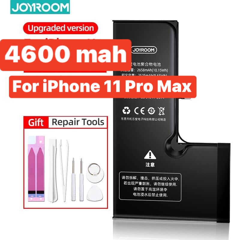 Joyroom Battery For Iphone 11Pro Max 4600mAh High Capacity Battery Replacement Battery with DIY Tool Kit