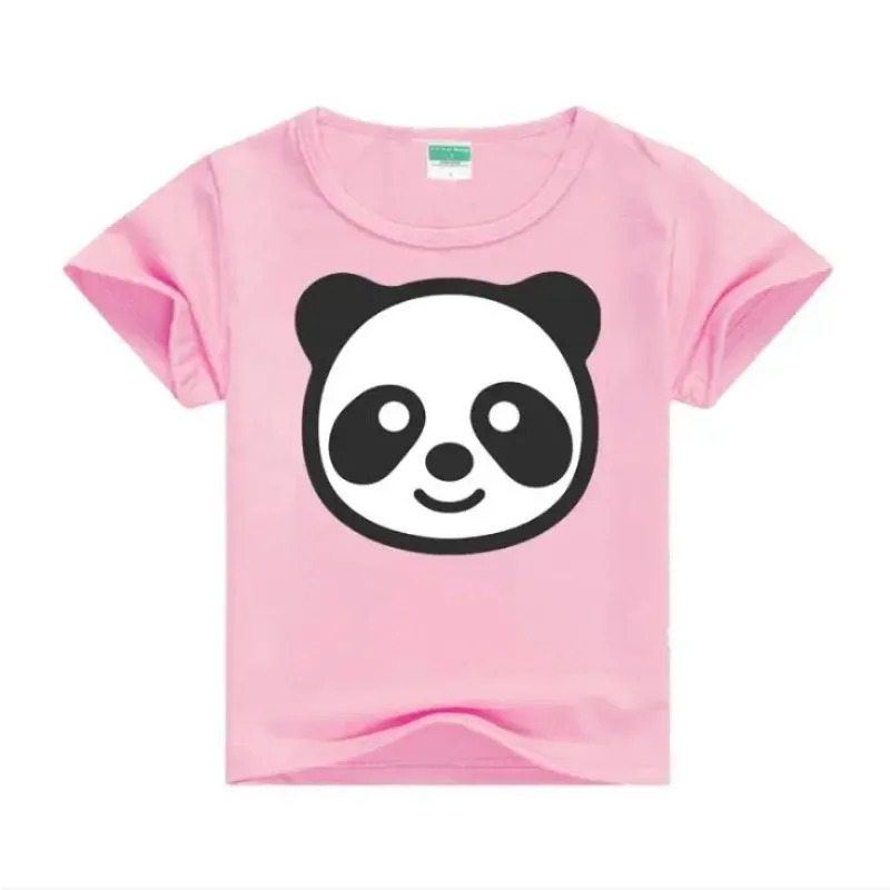 Kids Cartoon Funny Panda T-shirts Summer Costume Baby Boys Girls Clothing Children T Shirts Children's Wear. 