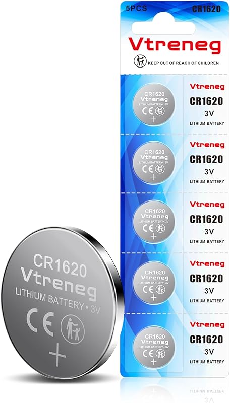 10 pack CR1620 battery, 1620 3V lithium coin button battery for key fob Airtag watch car remote battery. 