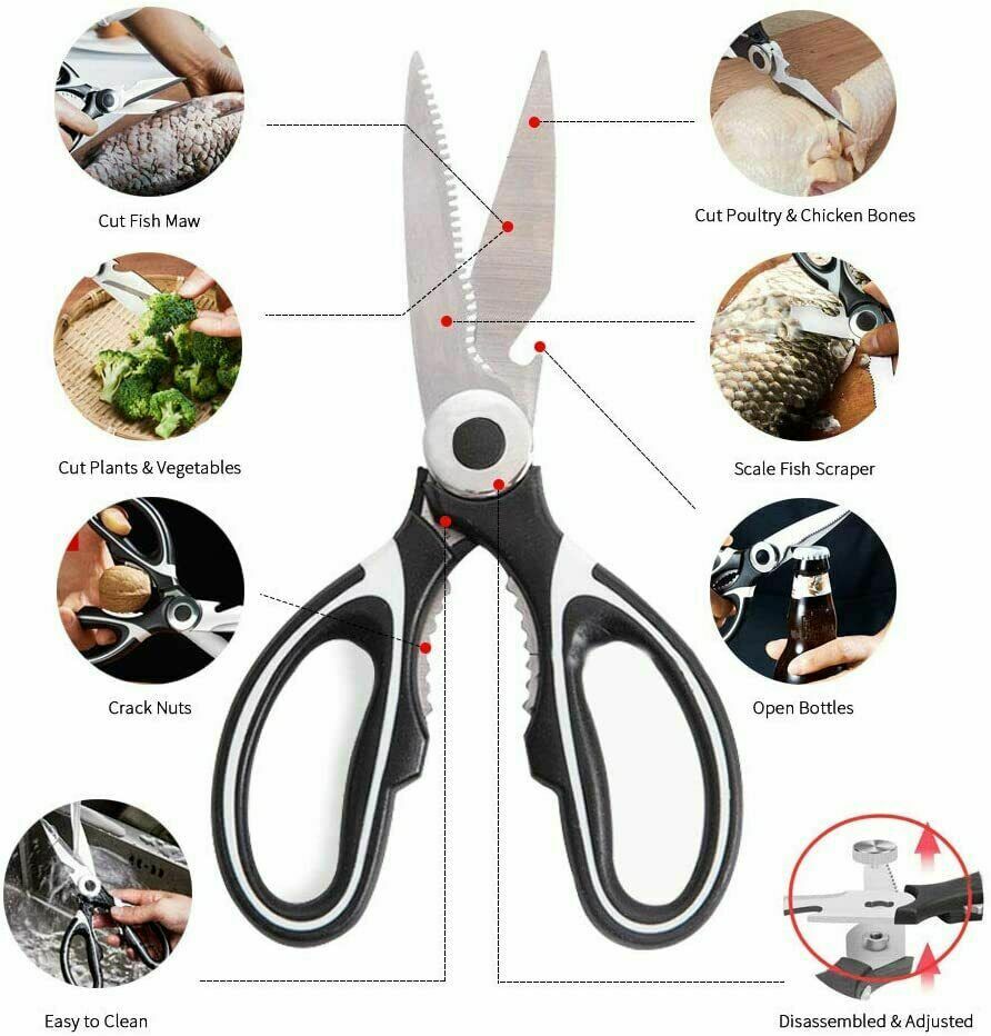 Stainless Steel Onion Cutter Shellfish Kitchen Utensils