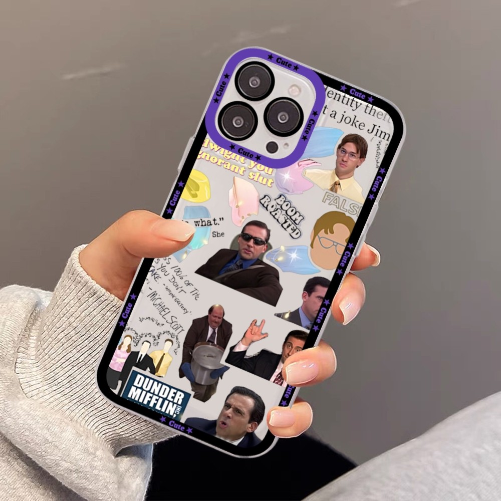 Michael Scott The Office Phone Case For iPhone 11 12 13 14 Mini Pro Max XR X XS TPU Clear Case. 