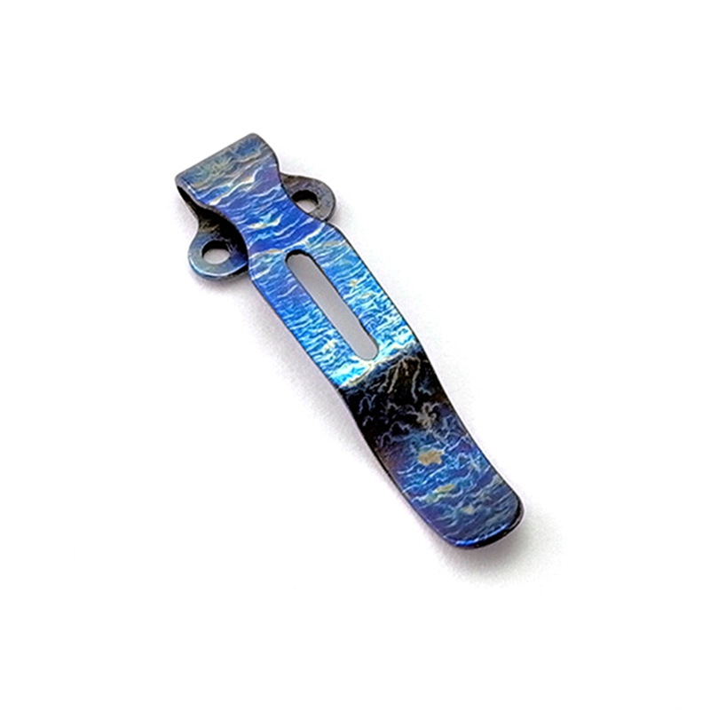 Knife Deep Carry Titanium Pocket Clip for Griptillian Bugout 535 940 Mini-Grip Commander Component