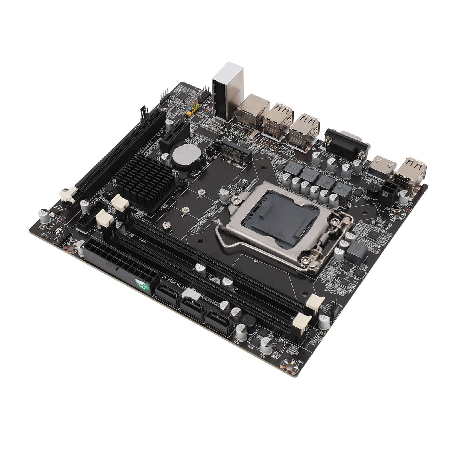 H55 Computer Motherboard Professional M.2 NGFF LGA 1156 Slot DDR3 8 Channel Memory 4 Phase Power Supply Gaming Motherboard
