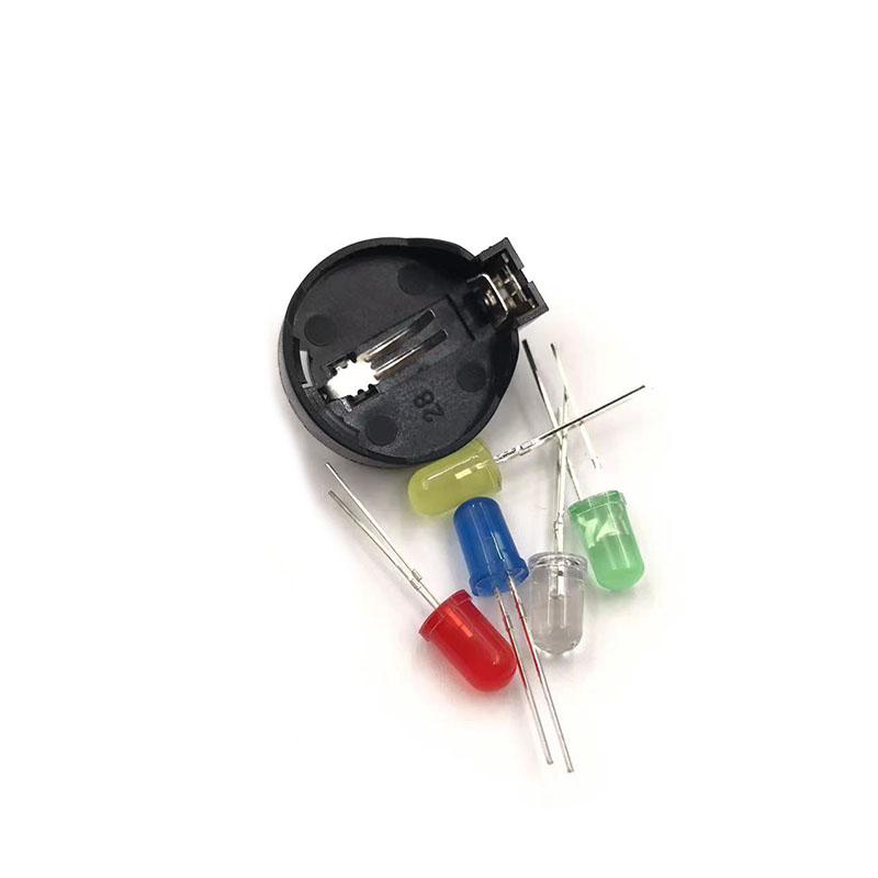 For SEGA Dreamcast DC Controller Ports Power LED Kit Fuse Capacitor Battery Holder Kit For GAMECUBE NGC BATTERY UPGRADE