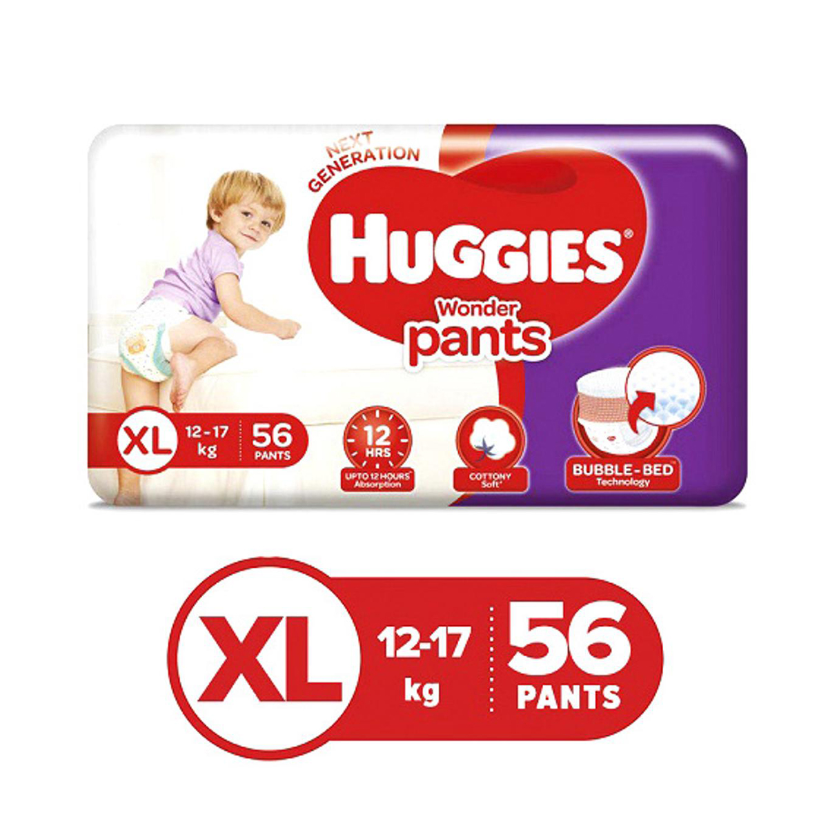 Buy Huggies Wonder Pants, Extra Large (XL) Size Diapers, 56 Count & Huggies  Premium Soft Pants, Extra Large (XL) Size Diaper Pants, 14 Count Online at  Low Prices in India - Amazon.in