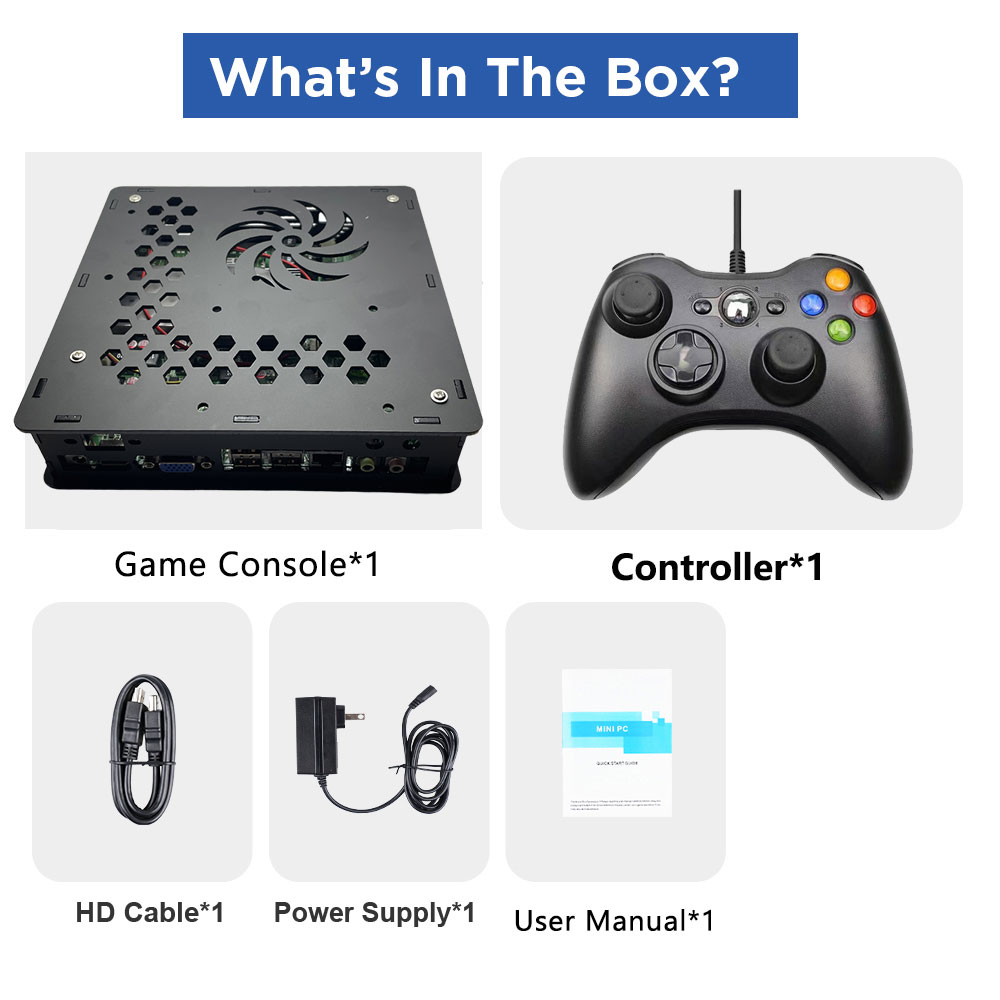 Super Console X8 Plug Play On TV 4G RAM 500G Rom 70000+ Retro Game for Wii PS2 DC PSP Dreamcast Gamecube Xbox 3DS 4K 60FPS 1.8G. 