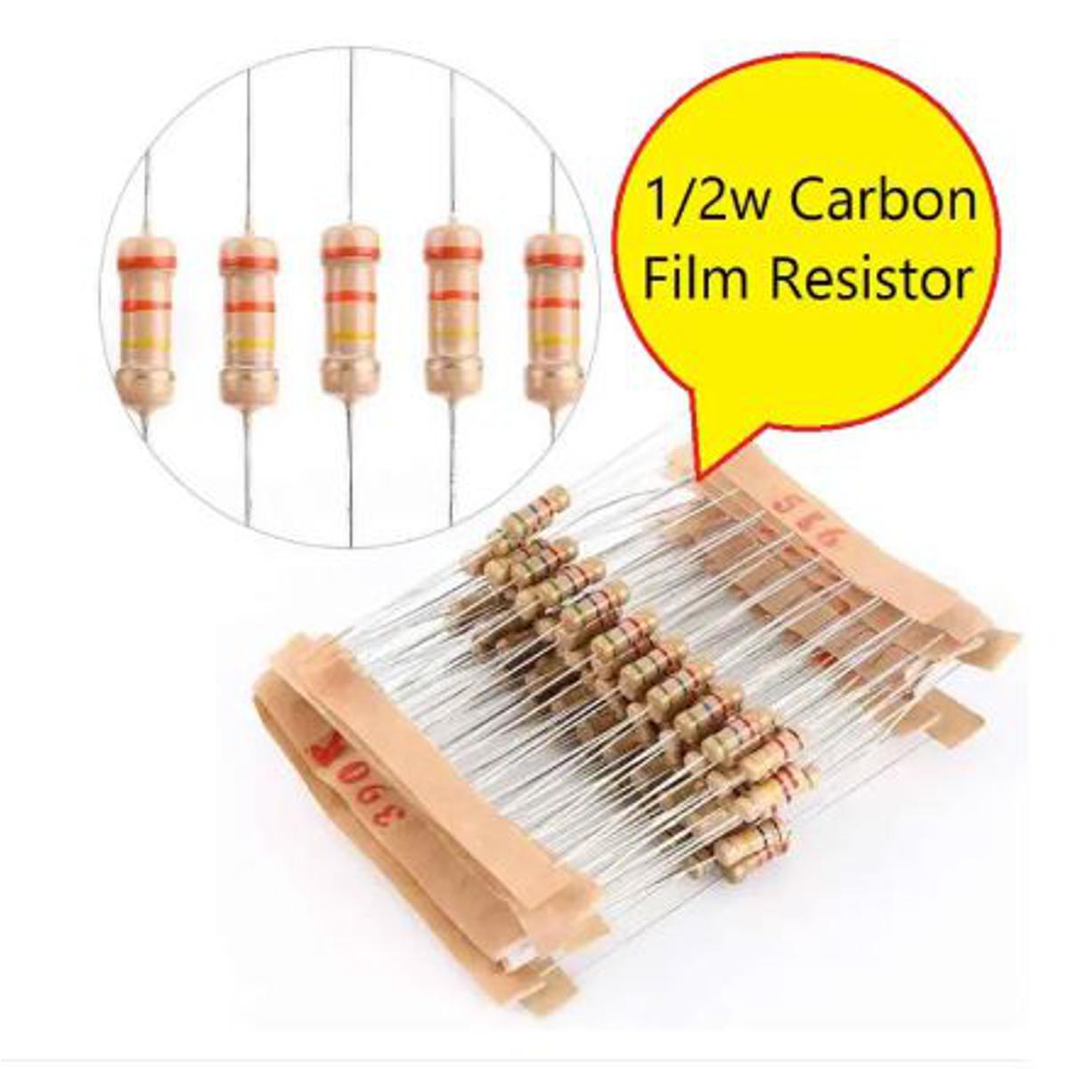 20PCS 1W 1% Metal Film Resistor,1.5 Ohm