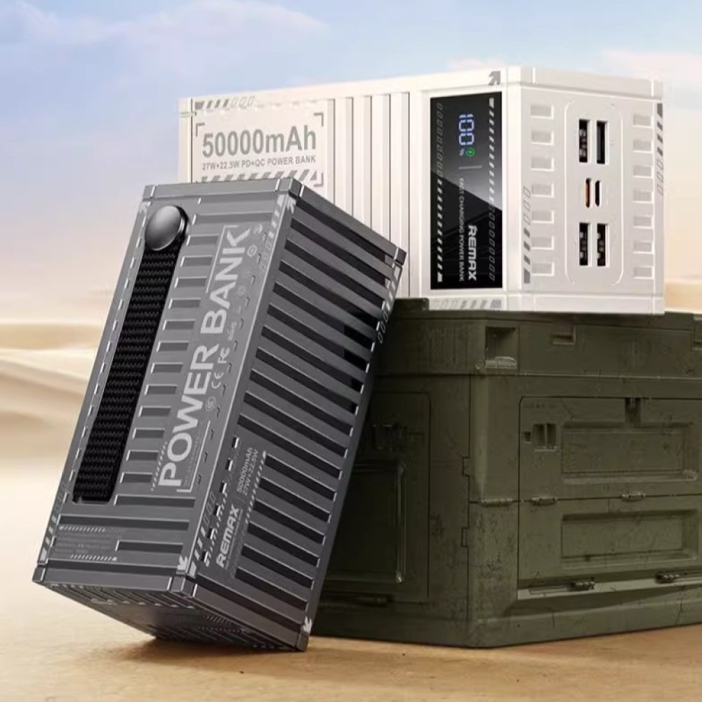 REMAX RPP-161 Container Series 50000mAh PD+QC Power Bank(PD 27W+ QC22.5W) by Dreamy DeaLs. 