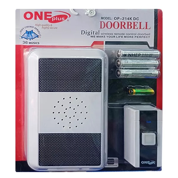 Wireless Door Bell One Plus OP-214K DC and Highly Secure. 