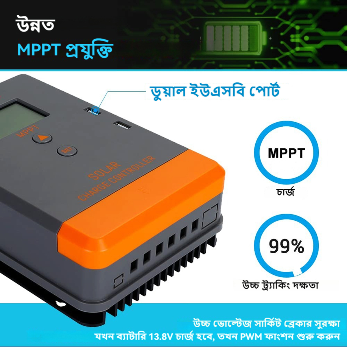 PowMr MPPT Solar Charger Controller 30A 12V 24V Solar Panel Regulator 75V PV INPUT LCD Display Various Load Control Modes POW-Keeper1230. 