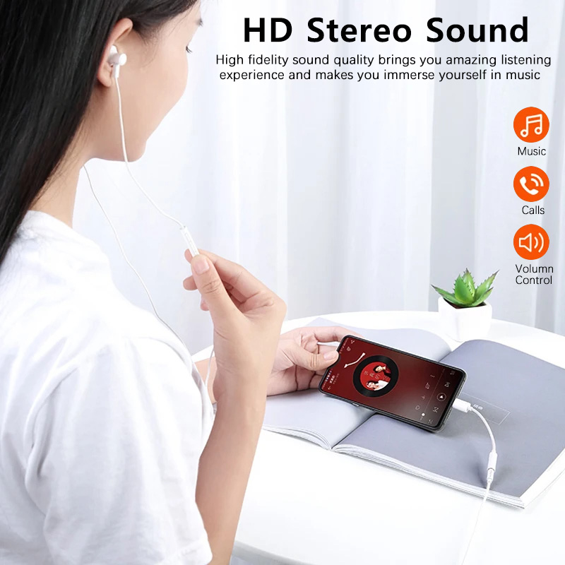 Xiaomi Original Usb Type C To 3.5mm Headphone Jack Converter For Mi 14 13T Poco X6 Pro Redmi Turbo 3 K60 3.5MM Aux Audio Adapter. 