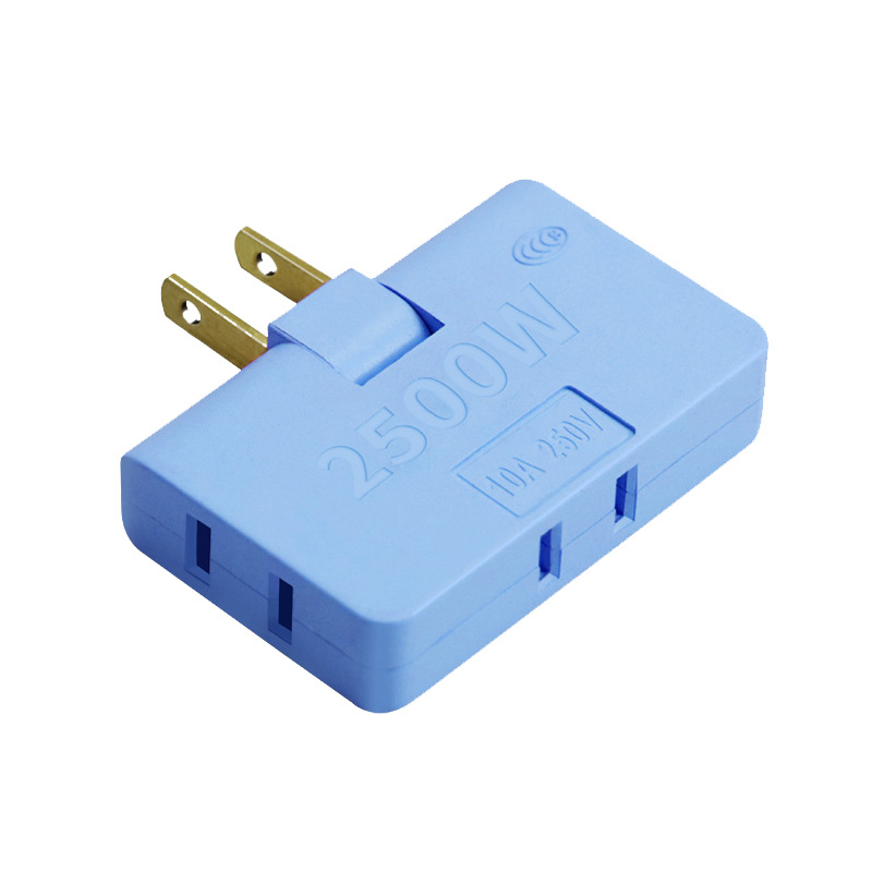 US Plug 3 In 1 Extension Plugs Electrical Adapter- 180 Degree Rotation Adjustable  Mobile Phone Charging Converter Socket. 