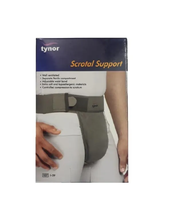 Tynor Scrotal Support Grey For Hernia Patient Ph