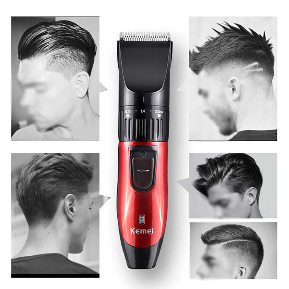 Kemei KM-730 Hair Clipper Rechargeable Hair Cutting Machine Electric Shaver for Men Beard Trimmer Professional Hair Trimmer-4.jpg