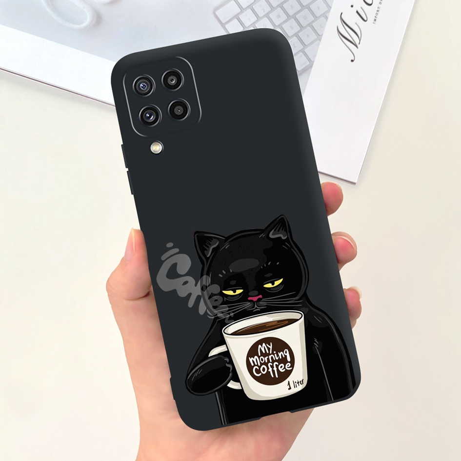 For Samsung M32 4G Case M325 -M325F Cover Cute Astronaut Duck Cat Phone Soft Funda on Samsung Galaxy M32 Bumper M 32 Protector. 