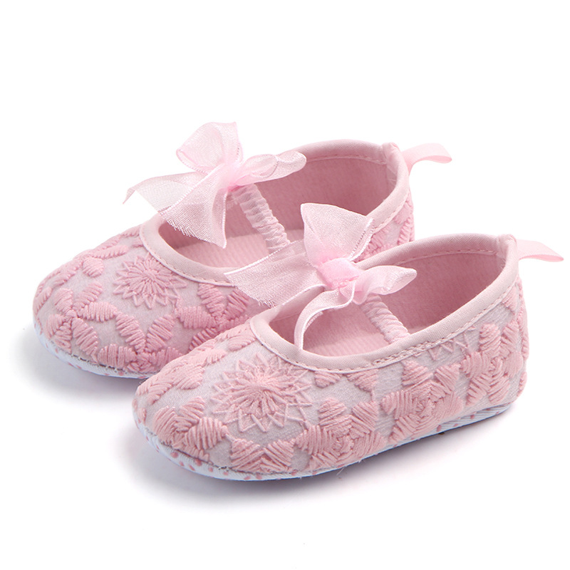 Good-Love Store】(New) baby shoes lace flower bowknot soft anti