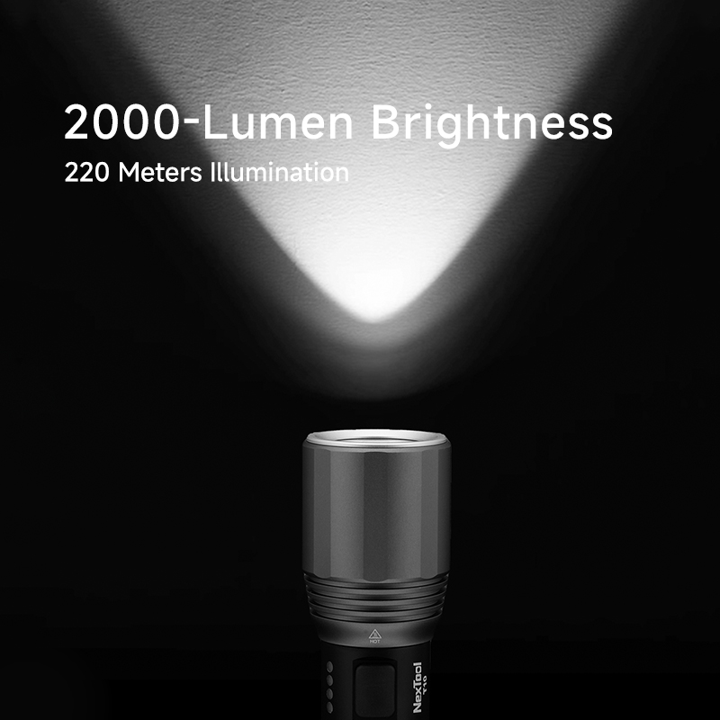Nextool T10 2000 Lumens 7 Modes High Power LED Flashlight. 