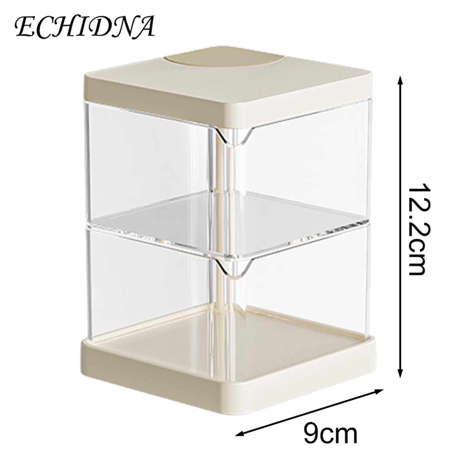 Transparent Stackable Storage Bin U-shaped Rotatable Cosmetic Storage Box Multi-layer Organizer for Beauty Products Breathable Moisture-proof Buyers' Choice Transparent Storage Box. 