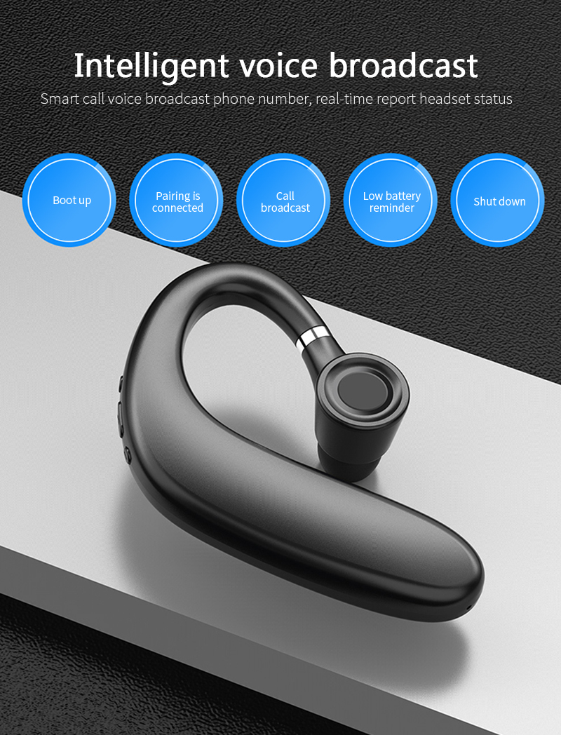 Hanging Ear Bluetooth Headset Portable Universal Unilateral