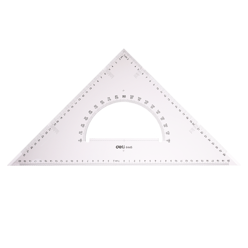 Deli 6445 Set Square 43 CM Two Sets Triangle Ruler. 