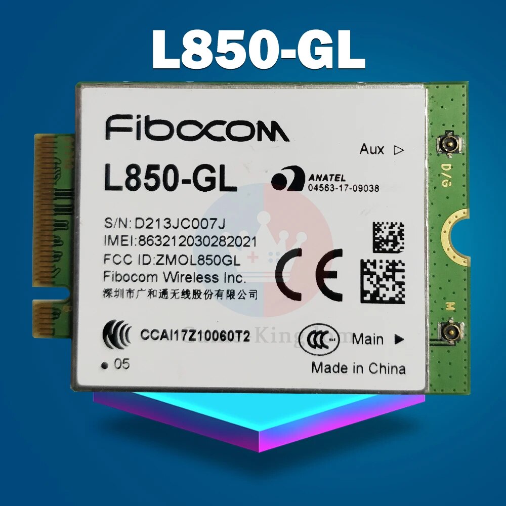 HOT Fibocom L850-GL Full Netcom 4G Wireless Module Downstream 450Mbps Unicom 3g/4g Mobile 4g Telecom 4g Module