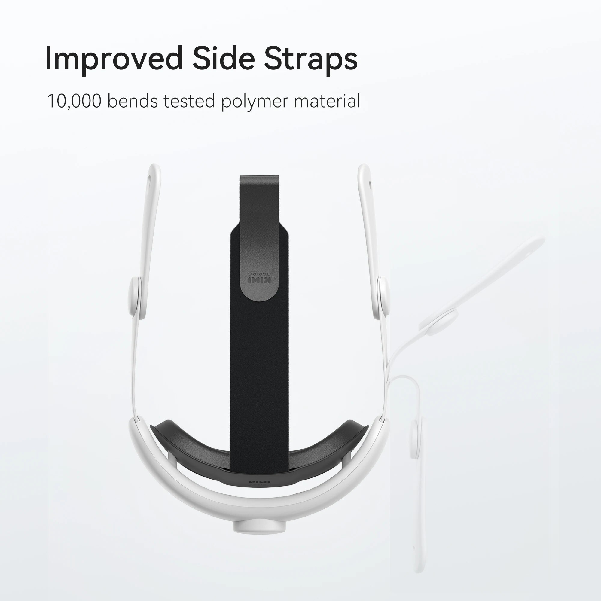 KIWI design Comfort Adjustable Head Strap Compatible with Quest 3 Elite Strap Replacement for Enhanced Support VR Accessories. 