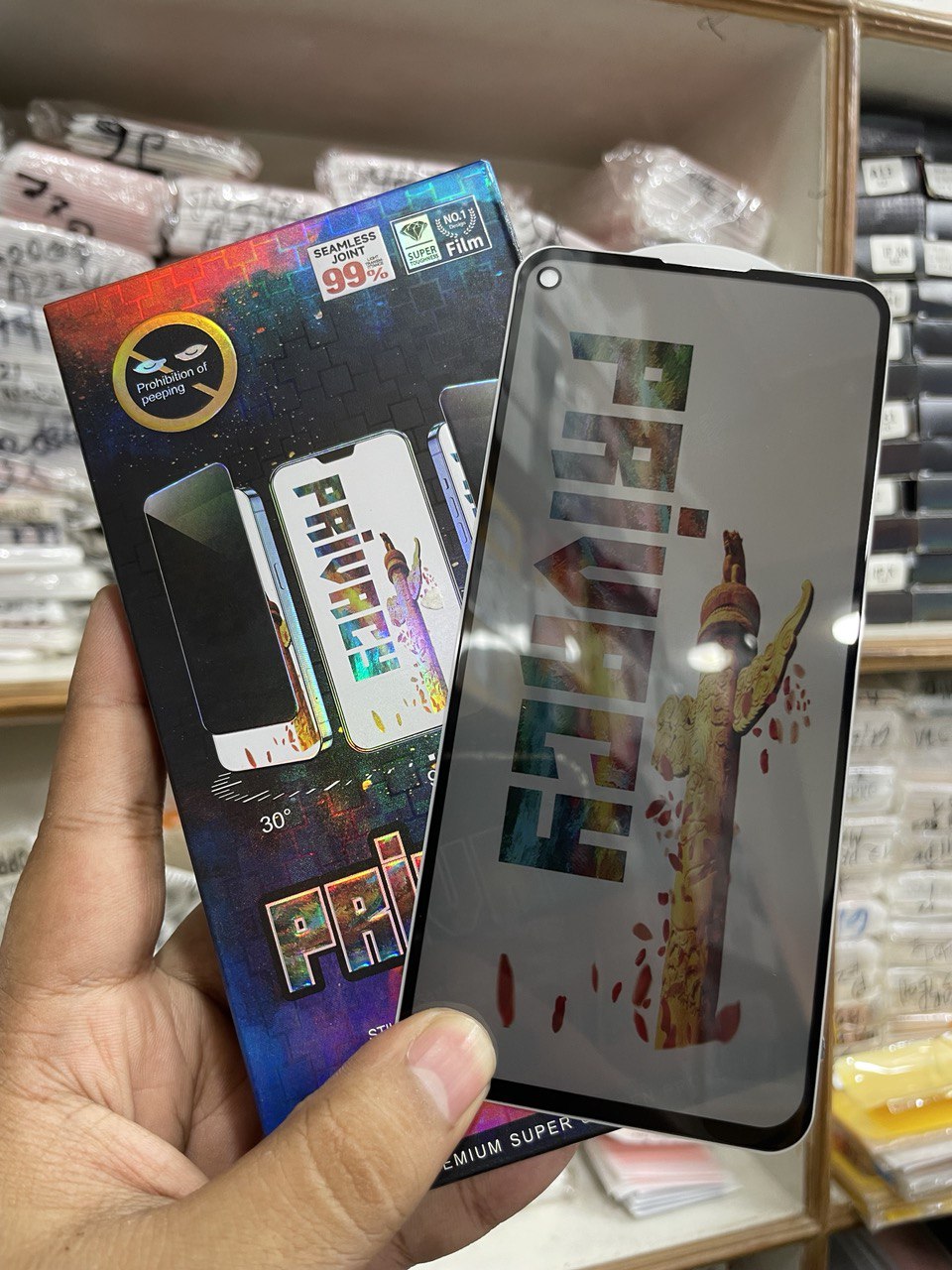 9H Privacy Glass Screen Protector for Google Pixel 6, Pixel 6A, Pixel 7, Pixel 7A, Anti-Scratch, Anti-Fingerprint, Anti-Oil, Ultra-Thin, Bubble-Free, Full Coverage. 