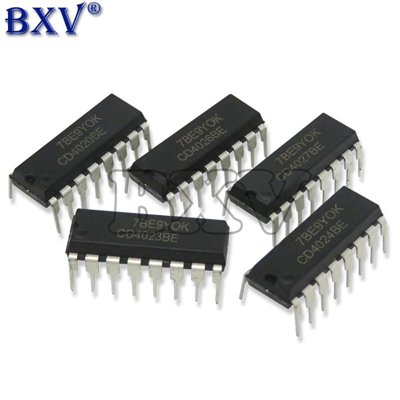 10PCS CD4026BE DIP-16 CD4026 HEF4026BP DIP CD4020BE CD4021BE CD4023BE CD4024BE CD4027BE CD4028BE CD4020 CD4021 CD4027 CD4028