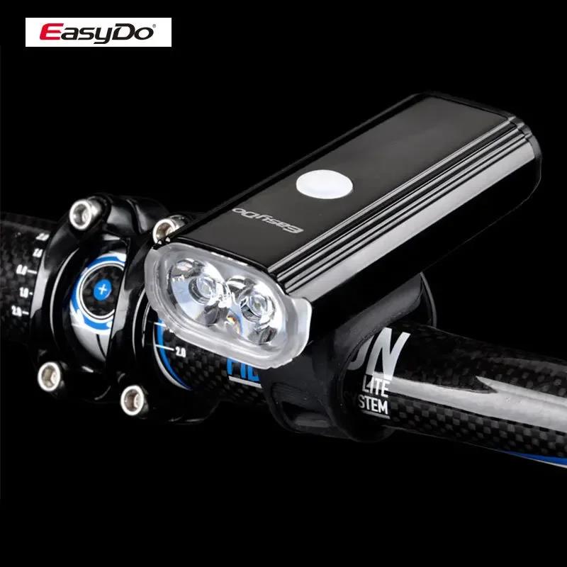 Easydo EL-1110 Dual XPG LED Headlight Alloy Housing 4400mAH Battery 1000Lumen 360 Degree Rotation Cycling Lighting Front Lantern. 
